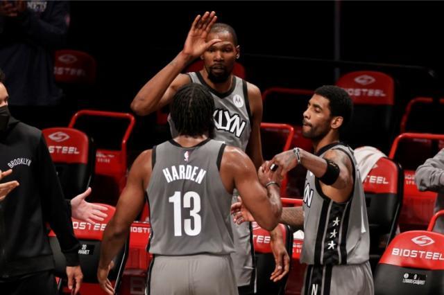 博鱼体育直播-合砍89分加时力克老鹰 篮网三巨头在磨合中成长