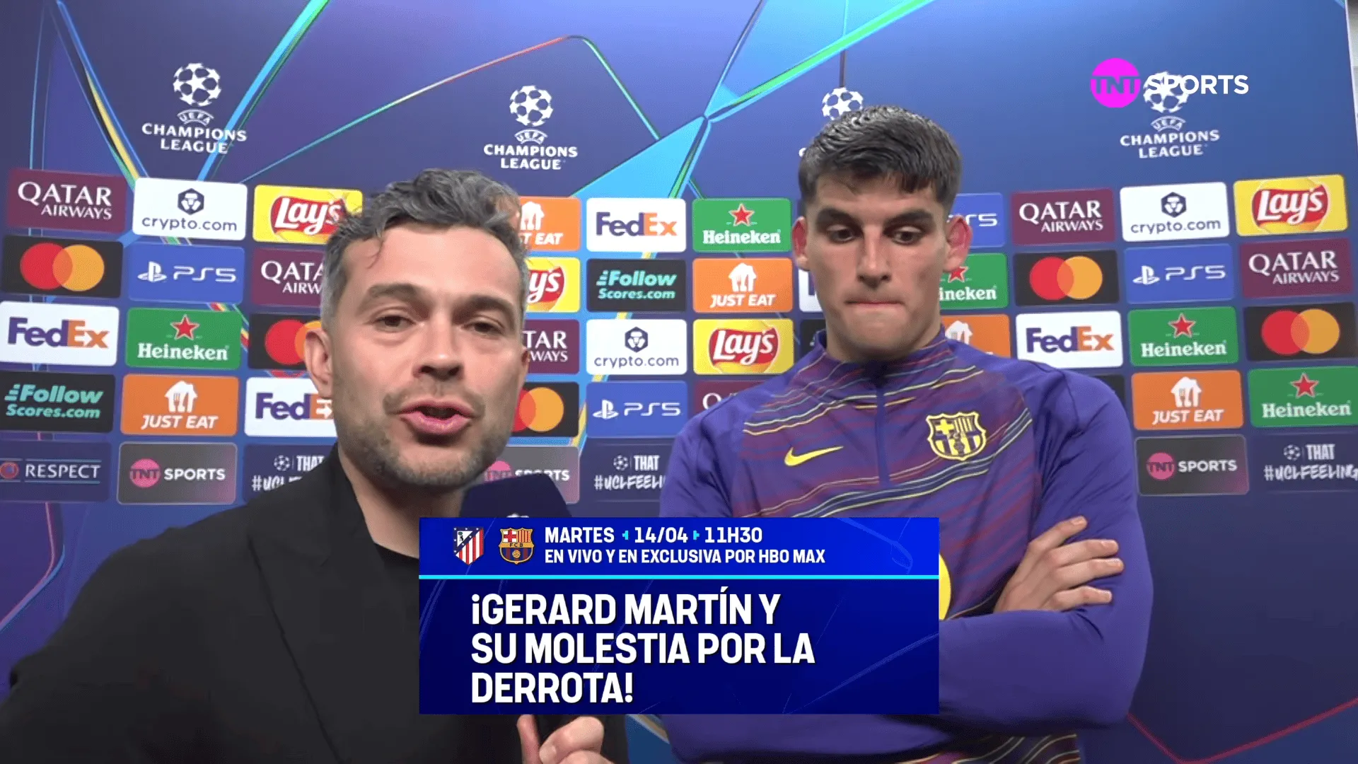 博鱼体育直播-马丁：即使在马竞的主场，11对11的情况下我们也有能力取胜